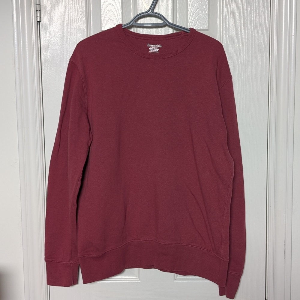 (2 For $25 Send Offer) Jack & Jones Men's Red Crewneck Sweater